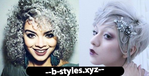 Сірий колір волосся – фото і секрети фарбування
