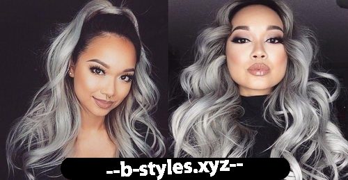Сірий колір волосся – фото і секрети фарбування