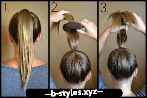 Зачіска пучок для дівчинки